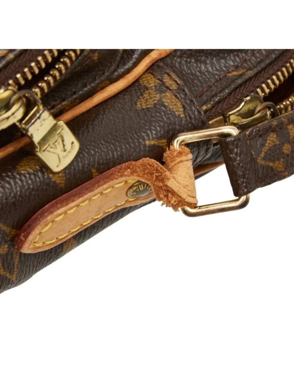 ★SOLD★ Louis Vuitton Monogram Amazon Crossbody Shoulder Bag Brown Leather - Picture 8 of 10